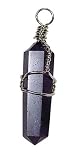 PENDANT - WIRE WRAP AMETHYST (PK 5)