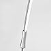 Brightech - Sparq LED Arc Floor Lamp - Curved, Contemporary Minimalist Lighting Design - Warm White Light - Silver