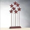 Metal Star Backdrop for Nativity Willow Tree