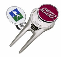 Southern Illinois Salukis Divot Tool Hat Clip With Golf Ball Marker Of 2)