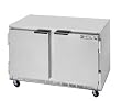 48 in Undercounter Refrigerator, 2 Section/Door, 48in L, Energy Star, 1/5 HP