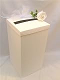 Wedding Cards Post Mail Receiving Box Wishing Well - in Soft White (Off White)