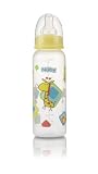 Nuby Clear Leak Proof Bottle, Colors May Vary, 8 Ounce