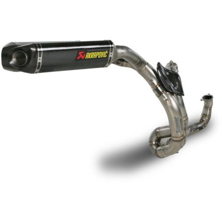 Akrapovic Evolution Exhaust with Hexagonal Muffler - Full System/Carbon Fiber