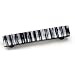 Laurey 30478 Cabinet Hardware 96MM Rectangle Pull, Zebra