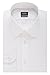 Arrow Men's Poplin Regular Fit Solid Spread Collar Dress Shirt, White, 18-18.5