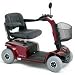 Celebrity X - 4 Wheel Scooter - Candy Apple Red