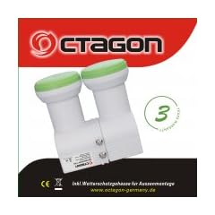 Octagon Flex-Feed LNB Green OFFLG HQ 0.1dB [1 Teilnehmer] 3 Jahre Garantie