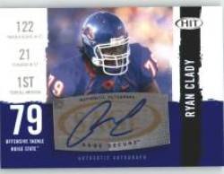 2008 Sage HIT Autographs #A79 Ryan Clady - Denver Broncos (RC - Rookie Card Insert - Autographed Card)(Football Cards)