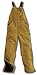 Bib Overalls, Brown, Size 34x30 In