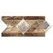 Dune Emphasis Ceramic Borders Floor 6x12 Lithos Marron Ceramic Tile & Stone