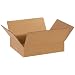 Aviditi 14113 Flat Corrugated Box, 14" Length x 11" Width x 3" Height, Kraft (Bundle of 25)