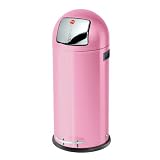 Hailo 0850-699 Gro&szlig;raum-Abfallbox KickMaxx 50, rosa