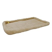 ALEKO PCM07XXL Soft Plush Beige Comfy Pet Bed Cushion Mat for Dogs and Cats, XXL
