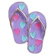 Finders Key Purse Flip Flops with Hearts Key Chain