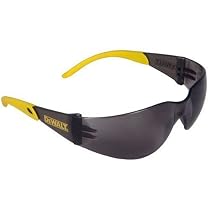 Dewalt DPG54-2C Protector Smoke High Performance Lightweight Protective Safety Glasses with Wraparound Frame