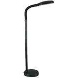 Grandrich ES-101 BLK 60 Full Spectrum Flex Floor Lamp in Black - Energy Star