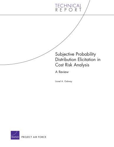 Subjective Probability Distribution Elicitation in Cost Risk Analysis: A Review (Technical Report)