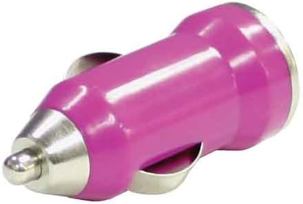 yby Electronics 11-156 Compact Car Charger - Pink