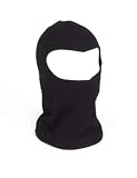 Black Cotton Balaclava Face Mask