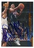 Lucious Harris AutographedHand Signed Basketball Card (New Jersey Nets)
