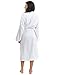 TowelSelections Womens Robe Cotton Terry Cloth Towel Bathrobe Kimono Spa Shower Bath Robe for Women Medium-Large White
