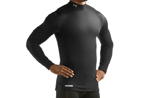 Men's ColdGear® Fitted Longsleeve Mock Tops by Under Armour