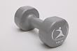 Vinyl Dumbbell, 16 LB, Dark Grey, Single