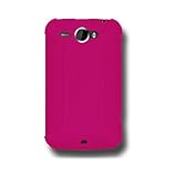 Amzer Silicone Skin Jelly Case for HTC Wildfire - Hot Pink