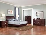 Central Avenue 6-pc Queen Bedroom Set Bed, 2 Nightstands, Dresser, Mirror & ....