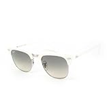 Ray Ban Clubmaster Top White on Black RB3016 - 988/32