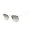 Ray Ban Clubmaster Top White on Black (rb3016-98832) 51