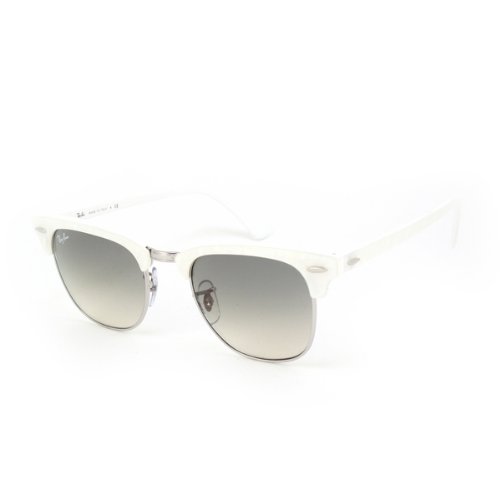 Ray Ban Clubmaster Top White on Black RB3016 - 988/32