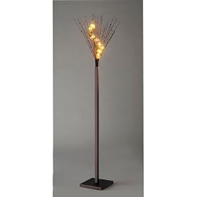 Dainolite DLHA107F-OBB Ice Cube Floor Lamp, Oil Brushed Bronze