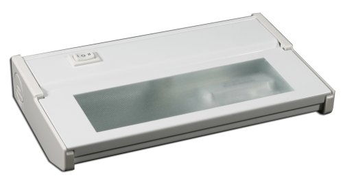 American Lighting LHC1H-WH Hardwire Halogen Under Cabinet Lighting, White, 8-Inch