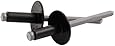 Allstar Performance ALL18168 Black 3/16" Large Head Rivet, (Pack of 250)