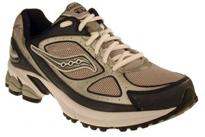 Saucony Mens Grid Propel Ev Silver/Navy/White Running shoe