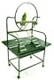 Large Wrought Iron Parrots Amazons Cockatoos Macaws Hyacinths Play Gym 32.5" x 23" x 66"H *Green*