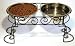 Elevated Scrollwork Double Diner & Bowls : Size 3 QUART - 21 INCH
