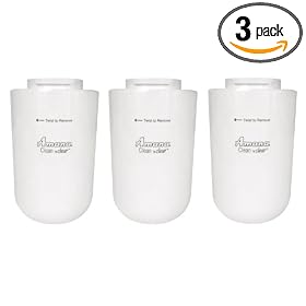 Amana WF401T Clean N Clear Refrigerator Water Filter, 3-Pack