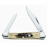 Mini Copperhead, Ruger, Burnt Stag, 2 Blades