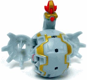 Bakugan New Vestroia Series 2 Bakuneon Luminoz [Grey] Nemus