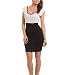 Natural Shorts - G by GUESS Sassidy Colorblock Dress, IVORY (S)