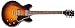 Gibson Custom ES 339 Figured Semi Hollow Electric Guitar with Case (Tri Burst)