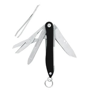 Leatherman 831219 Style Black Keychain Tool with Scissor by Leatherman