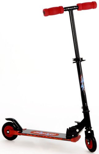 Childrens Toyshop  Toys : Black & Red Flashing Storm Scooter