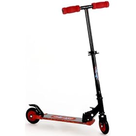 Black & Red Flashing Storm Scooter