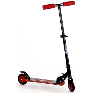 Black & Red Flashing Storm Scooter