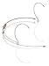 Countryman H6OW6TLS  H6 Omnidirectional Wireless Headset Microphone for Lectrosonics Transmitters (Tan)