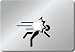 Portal Aperture Science Warning Sign - Vinyl Macbook Decal